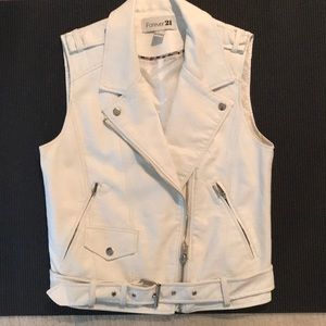 Vegan leather vest